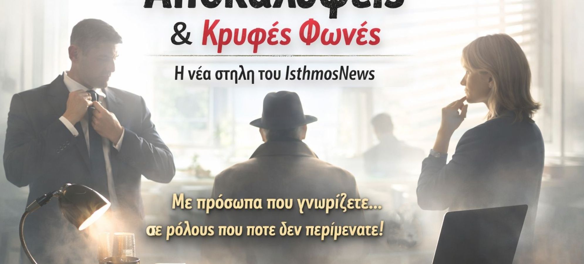 Αποκαλύψεις &amp; Κρυφές Φωνές – Η ΝΕΑ ΣΤΗΛΗ ΤΟΥ IsthmosNews